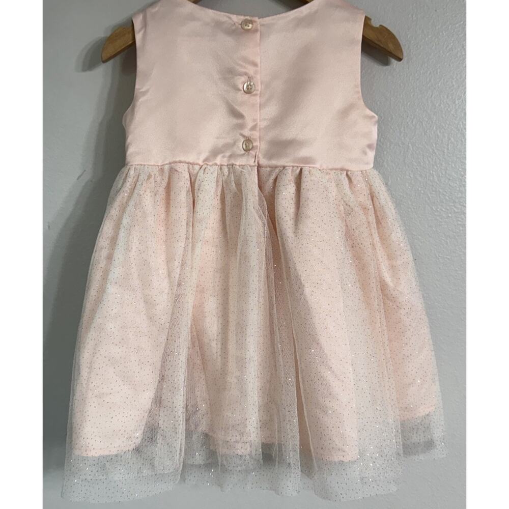 Blueberi Boulevard Coat Dress Girls 24 Months Pink Roses Easter Flower Girl NEW - Picture 11 of 15